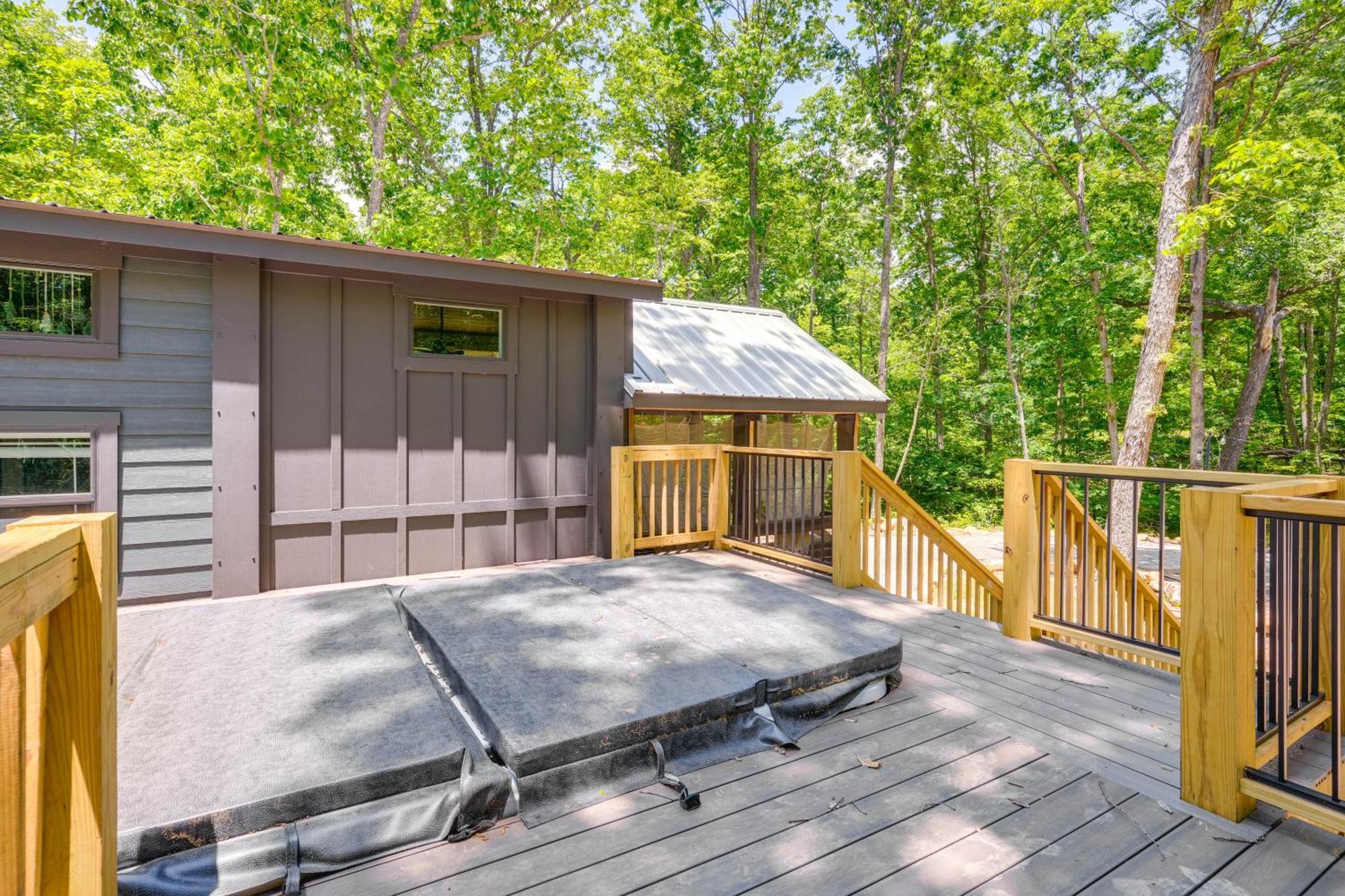 Monteagle Cabin With Swim Spa, Sauna And Fire Pit! Luaran gambar