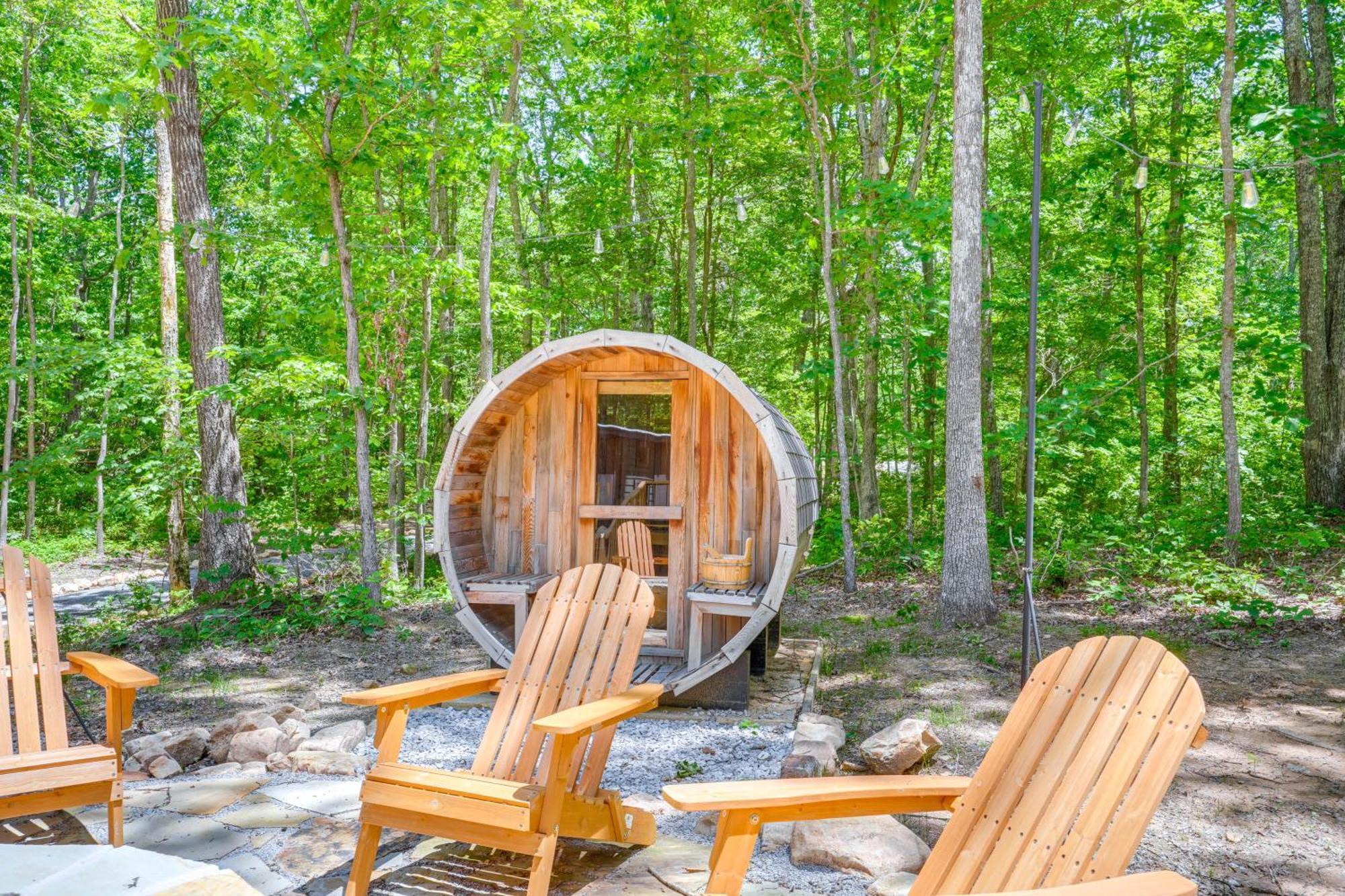 Monteagle Cabin With Swim Spa, Sauna And Fire Pit! Luaran gambar